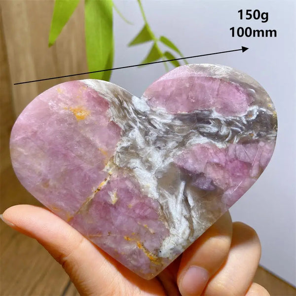 Pink Unicorn Tourmaline Heart-ToShay.org