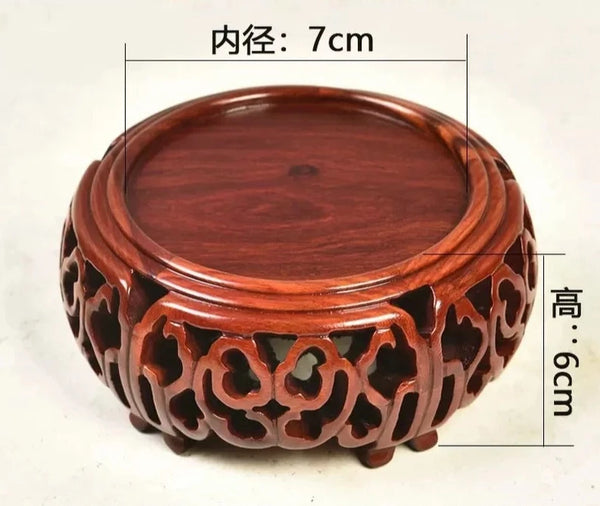 Black Sandalwood Carved Base-ToShay.org
