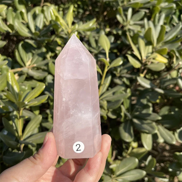 Pink Rose Quartz Point-ToShay.org