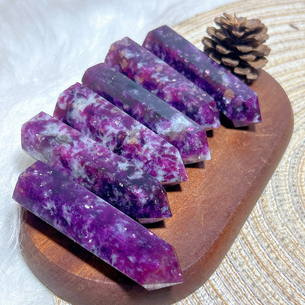 Purple Lepidolite Point-ToShay.org