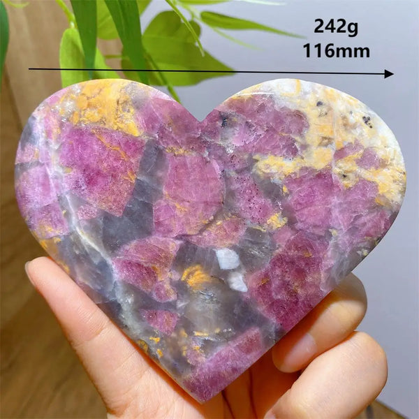 Pink Unicorn Tourmaline Heart-ToShay.org