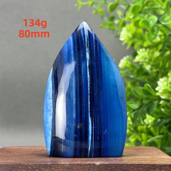 Blue Agate Torch-ToShay.org