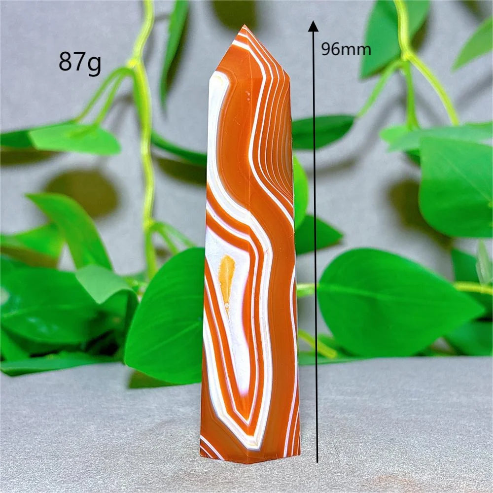 Orange Carnelian Quartz Tower-ToShay.org