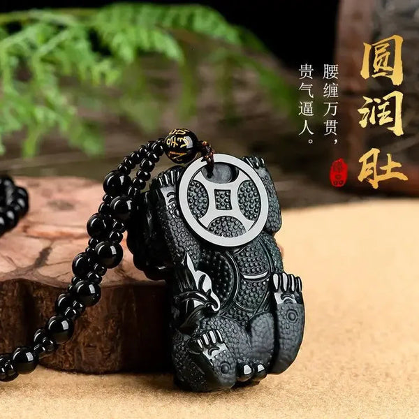 Black Jade Pixiu Pendant-ToShay.org