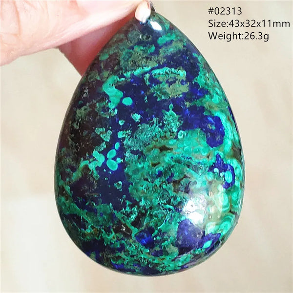 Blue Azulite Pendant-ToShay.org