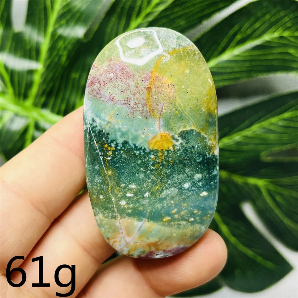 Sea Jasper Palm Stone-ToShay.org