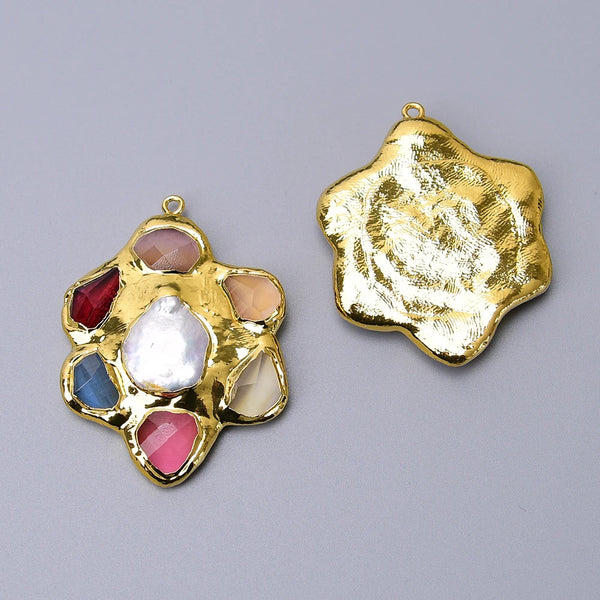 White Pearl Crystal Charms-ToShay.org