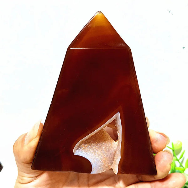 Red Agate Geode Tower-ToShay.org