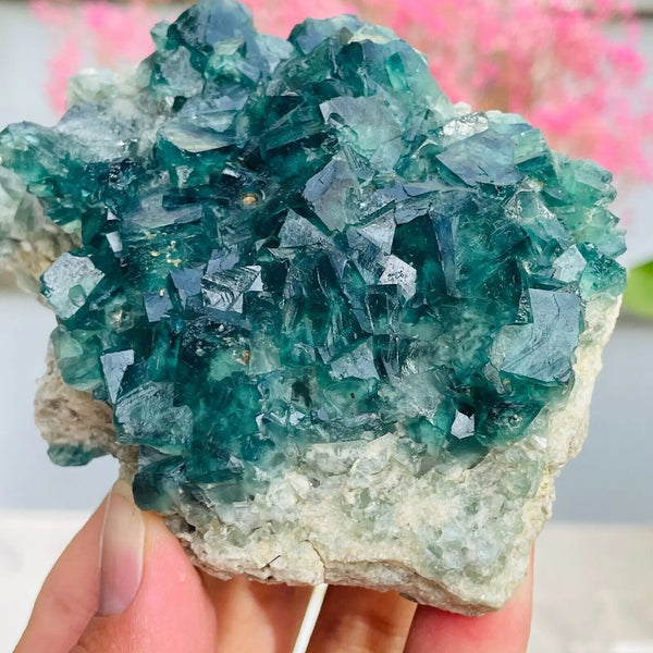 Green Fluorite Crystal-ToShay.org