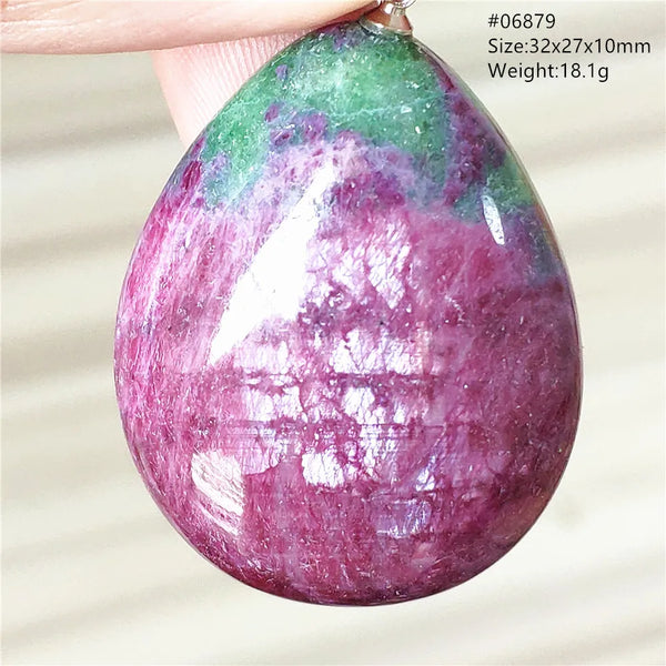 Red Ruby Zoisite Pendant-ToShay.org