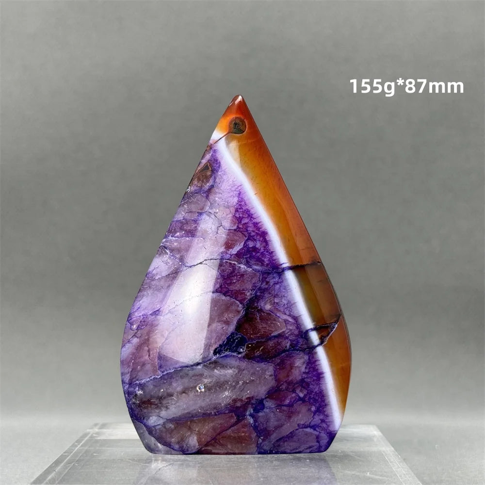 Purple Agate Torch-ToShay.org