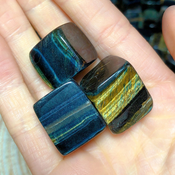 Blue Tiger Eye Cubes-ToShay.org