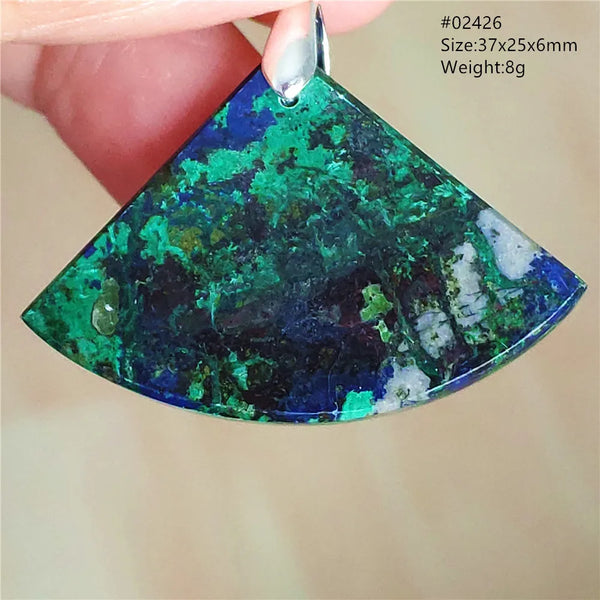 Blue Azulite Pendant-ToShay.org
