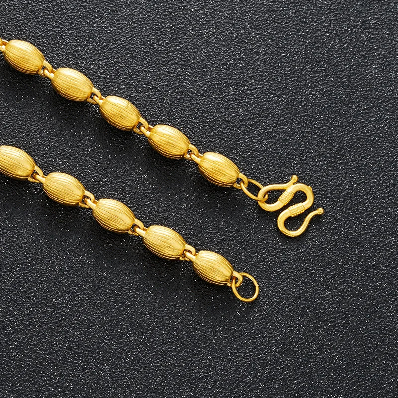 Gold Bead Necklace-ToShay.org