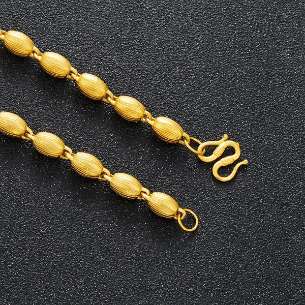 Gold Bead Necklace-ToShay.org