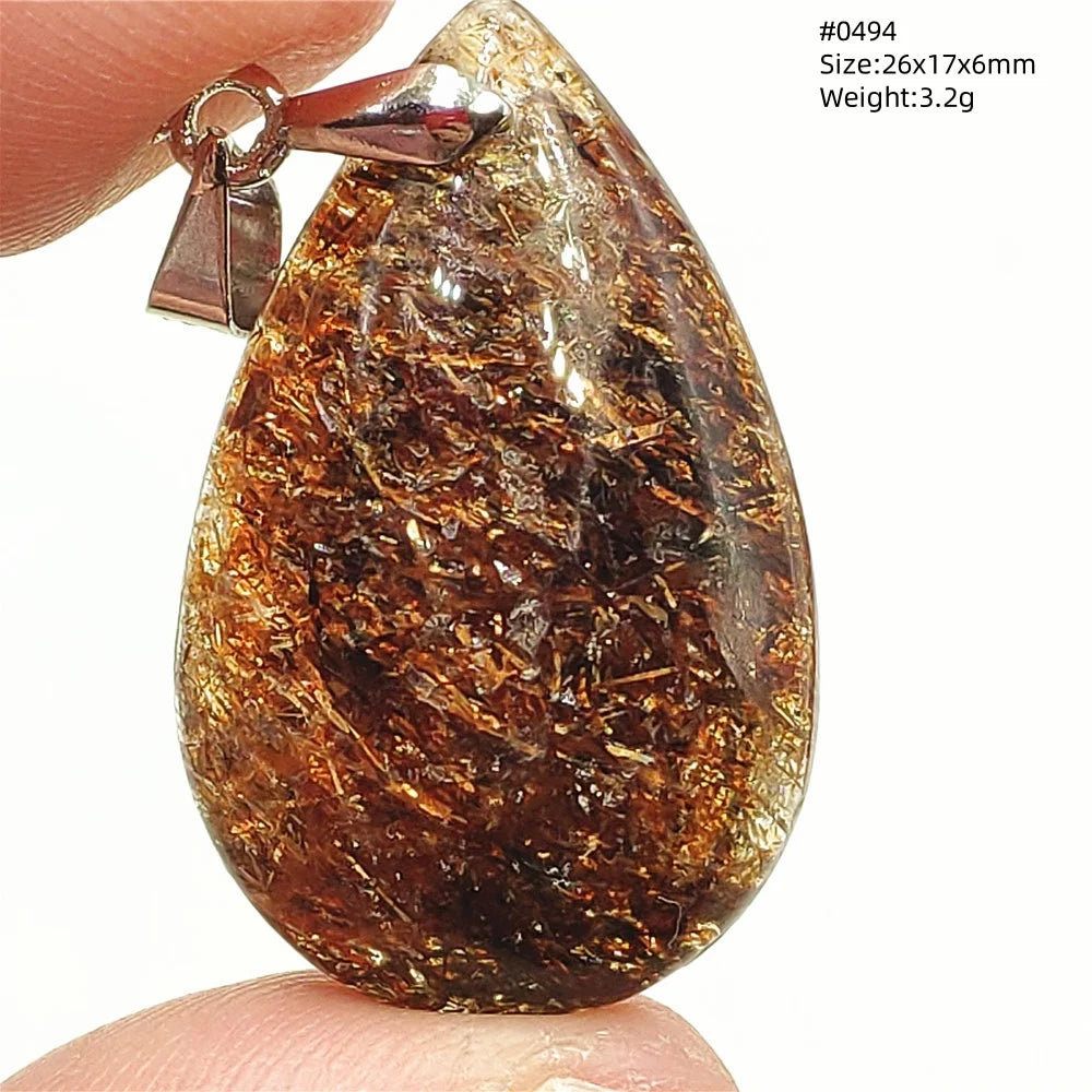 Black Rutilated Copper Quartz-ToShay.org
