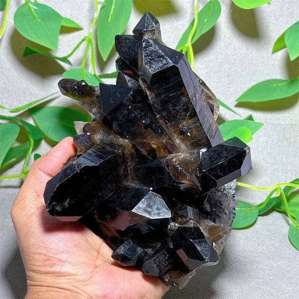 Black Quartz Cluster-ToShay.org