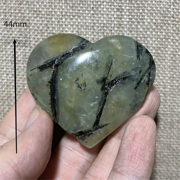 Green Grape Prehnite Hearts-ToShay.org