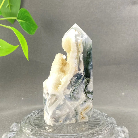 Green Aquatic Agate Point-ToShay.org