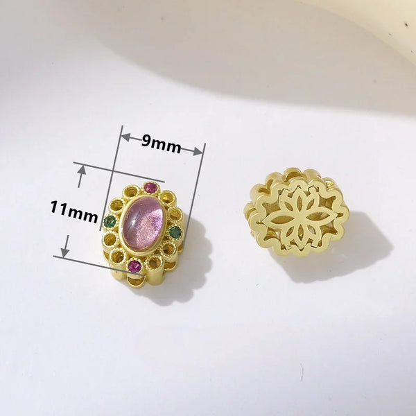 Gold Amethyst Beads-ToShay.org