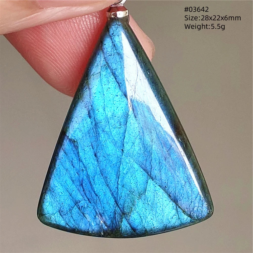 Blue Purple Labradorite Pendant-ToShay.org