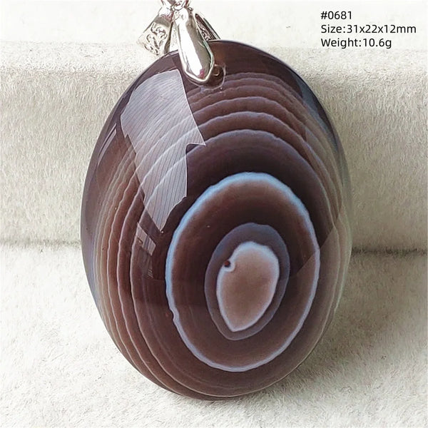 Grey Lace Agate Pendant-ToShay.org