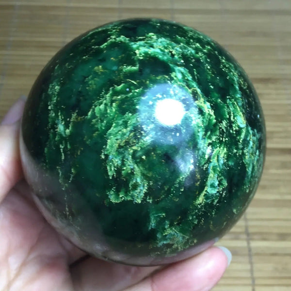 Green Emerald Quartz Ball-ToShay.org