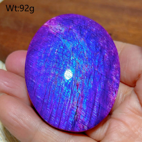 Purple Violet Rainbow Moonstone-ToShay.org