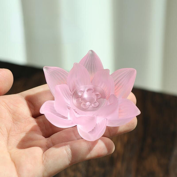 Glass Lotus Incense Burner-ToShay.org