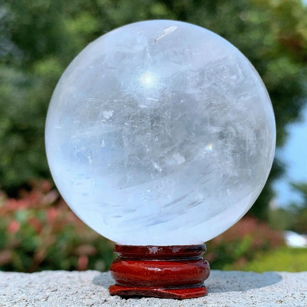 White Calcite Quartz Ball-ToShay.org