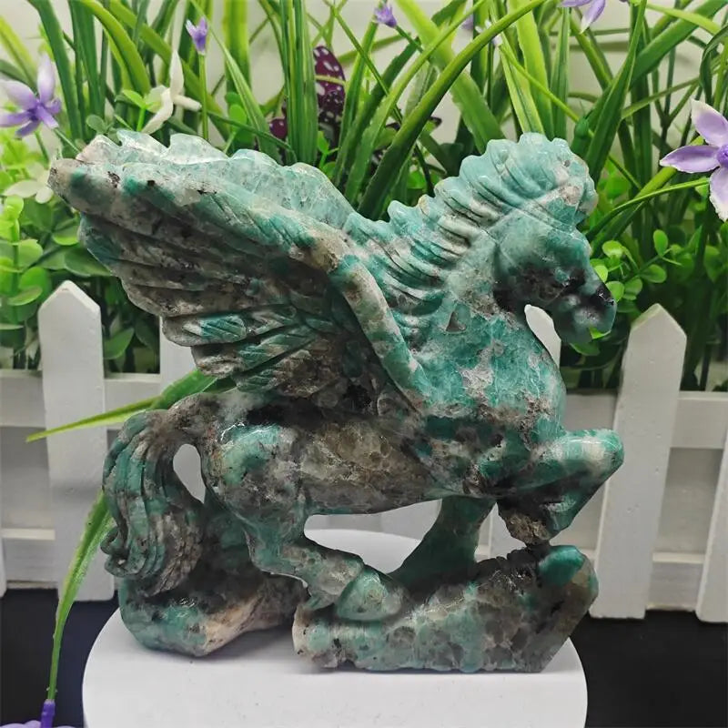 Blue Amazonite Unicorn-ToShay.org