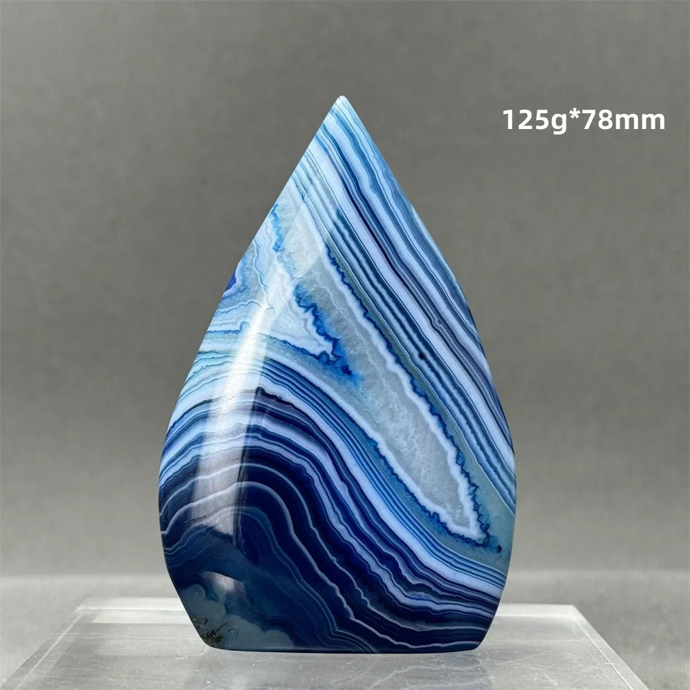 Blue Agate Torch-ToShay.org