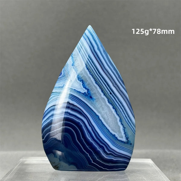 Blue Agate Torch-ToShay.org