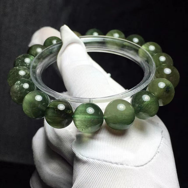 Green Rutilated Quartz Bracelet-ToShay.org