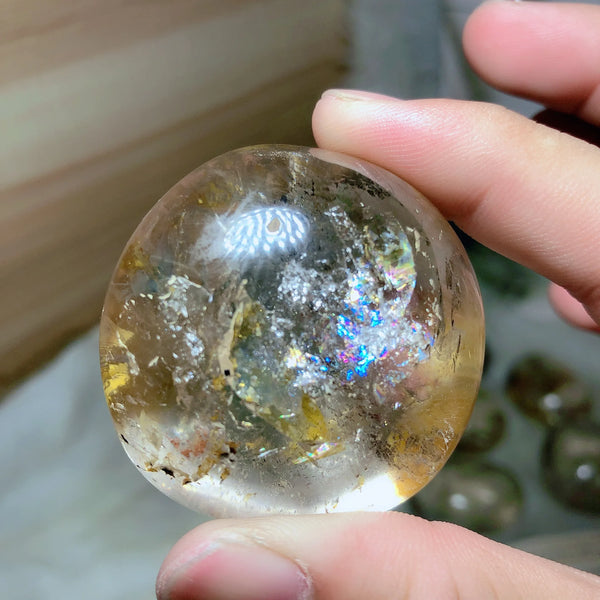Smokey Quartz Palm Stones-ToShay.org