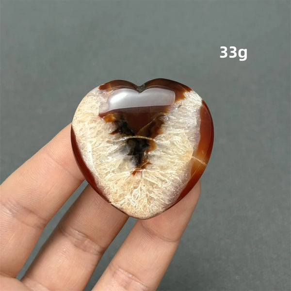 Orange Carnelian Heart-ToShay.org
