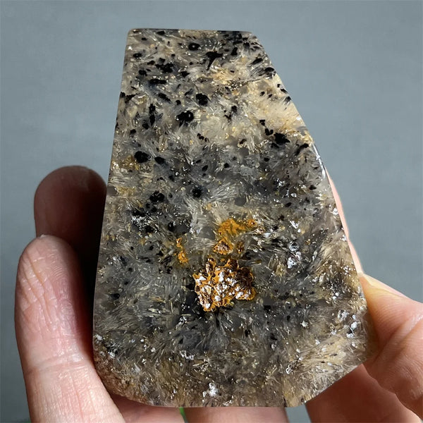 Black Rutilated Hair Raw Quartz-ToShay.org