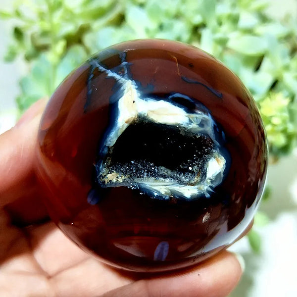 Red Agate Crystal Ball-ToShay.org