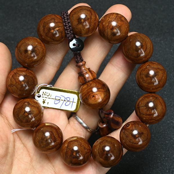 Wood Tiger Bead Bracelet-ToShay.org