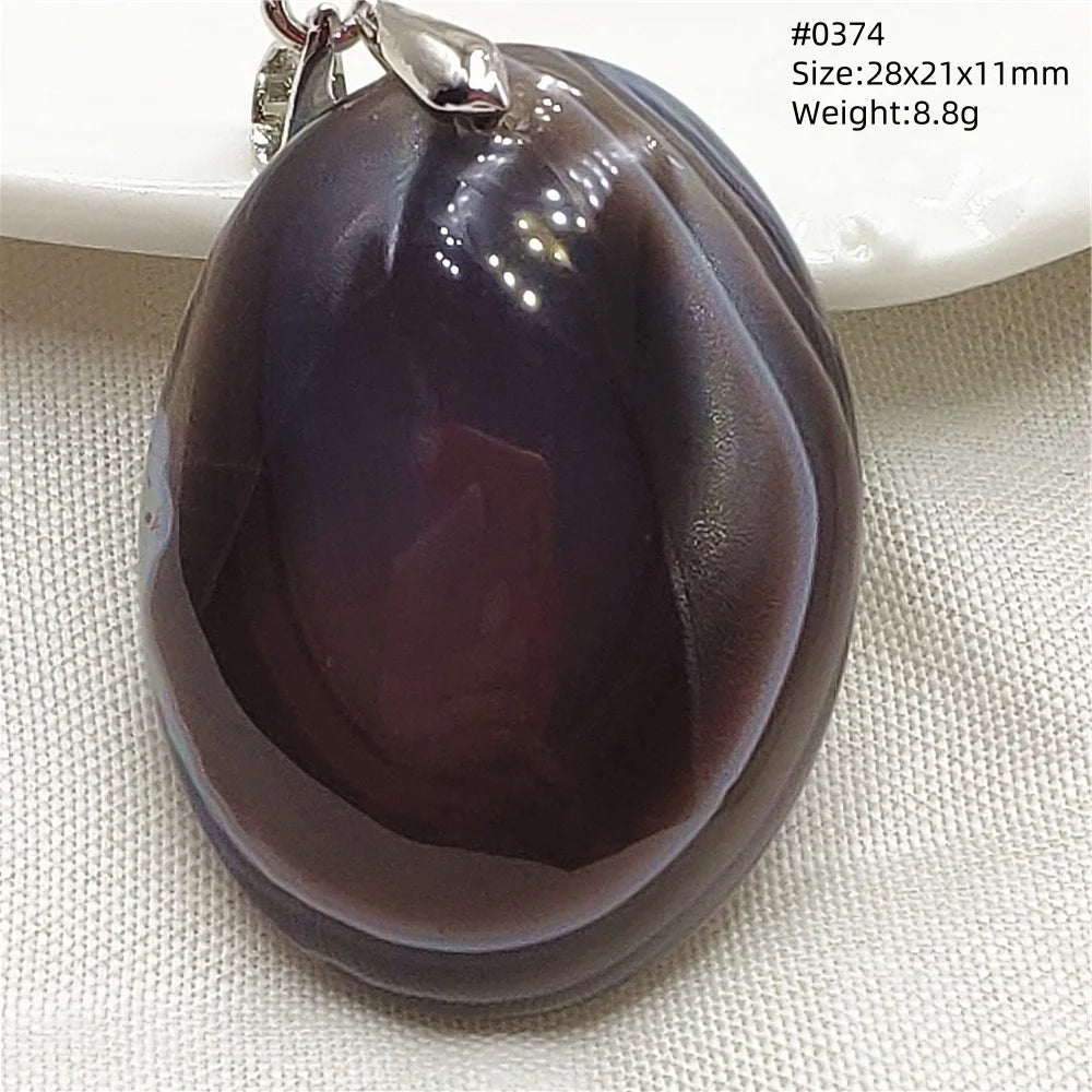 Grey Brown Agate Pendant-ToShay.org