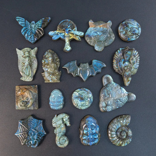 Blue Labradorite Charms-ToShay.org