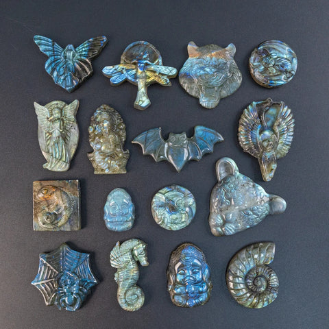 Blue Labradorite Charms-ToShay.org