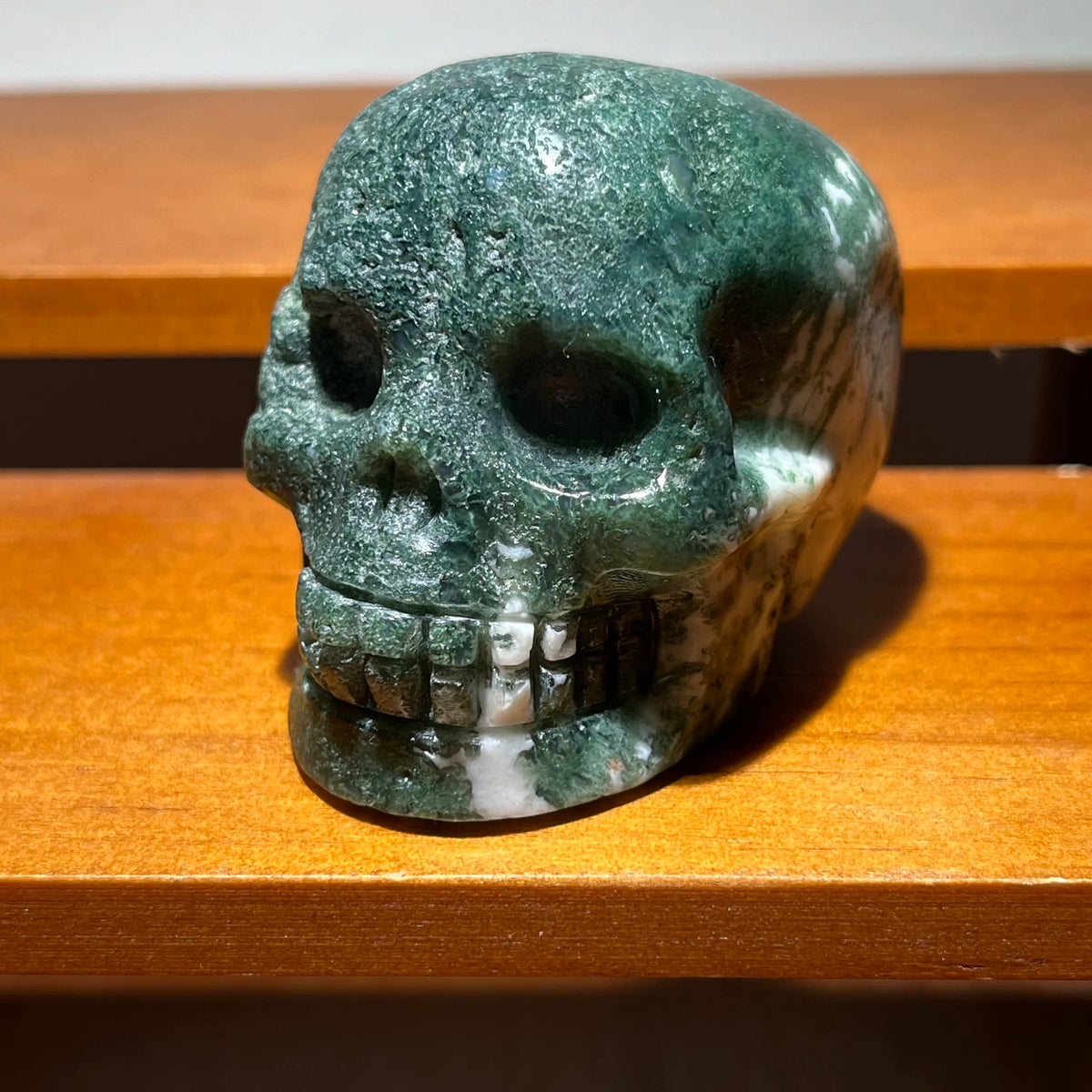 Green Jasper Skull-ToShay.org