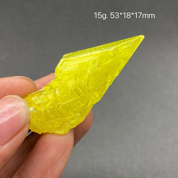 Yellow Sulfur Mineral Crystal-ToShay.org