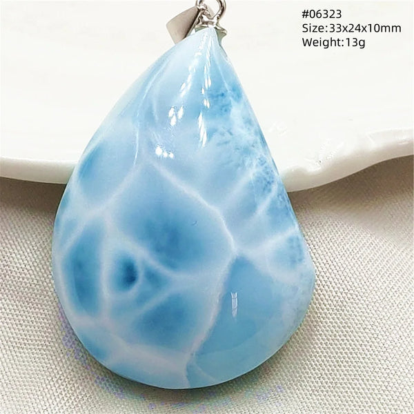 Blue Larimar Pendant-ToShay.org