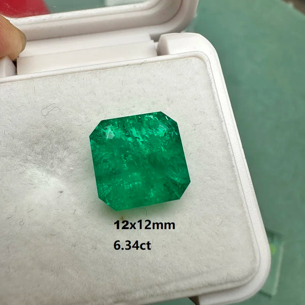 Green Crystal Cut Emerald-ToShay.org