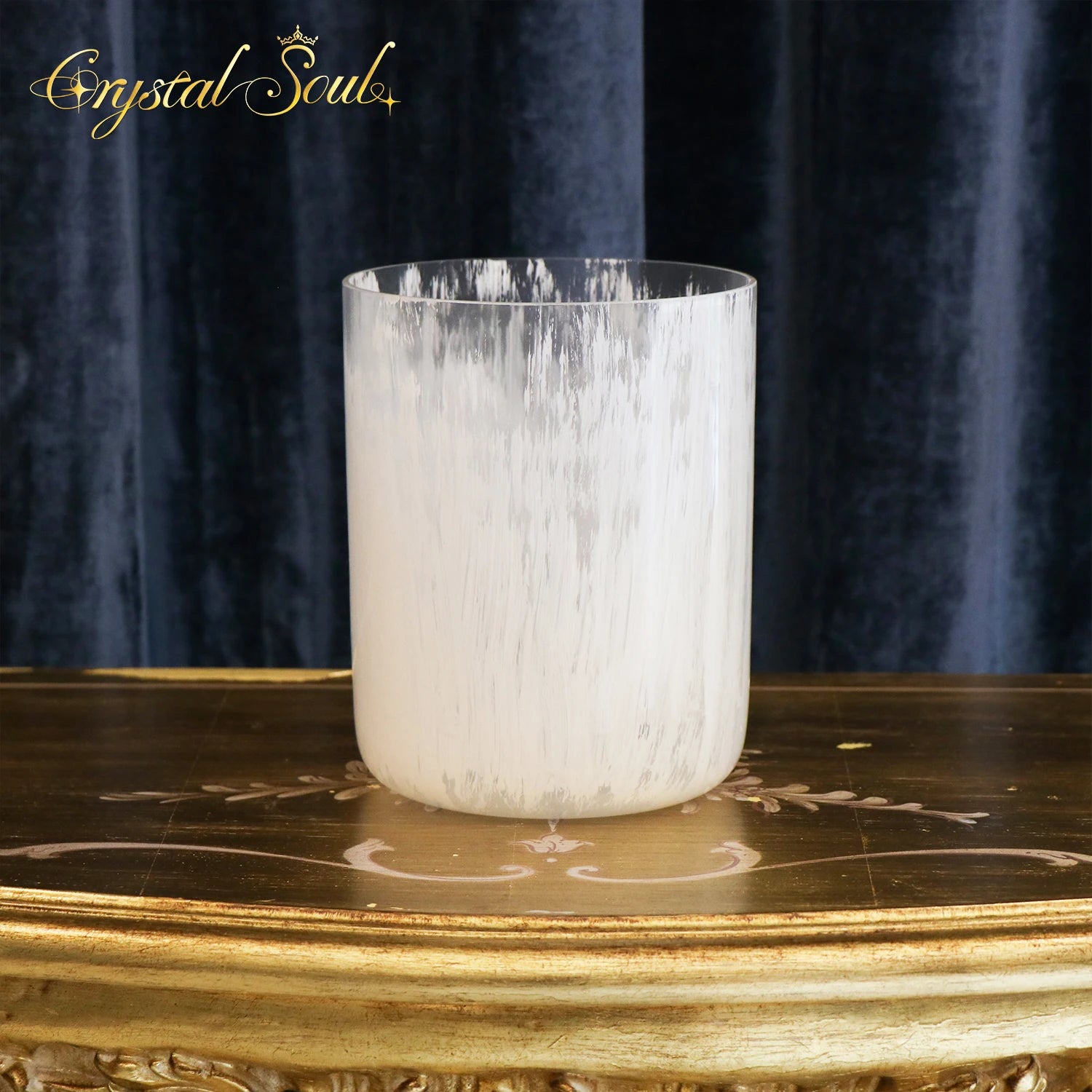 White Alchemy Crystal Singing Bowl-ToShay.org