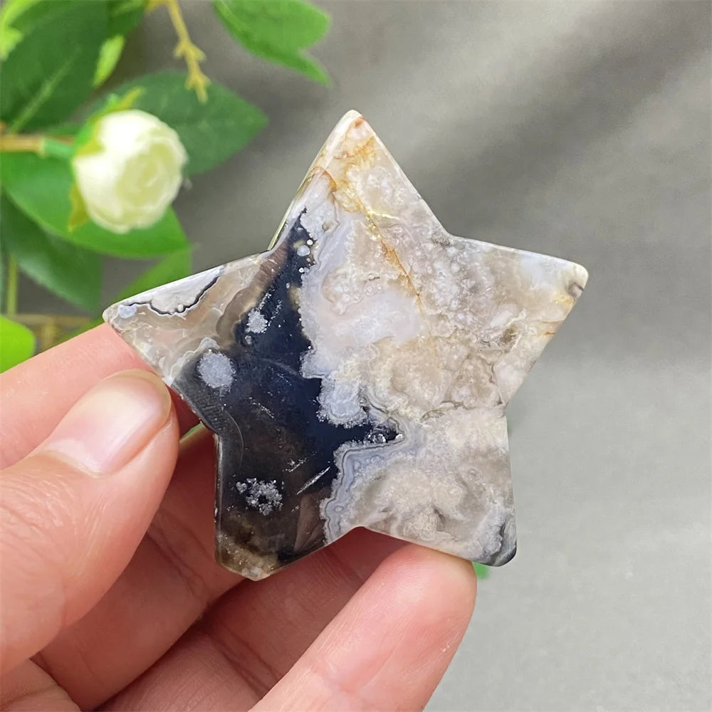 Black Cherry Blossom Agate-ToShay.org