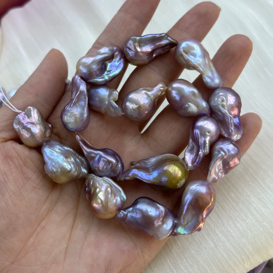 Purple Pearl Tail Beads-ToShay.org