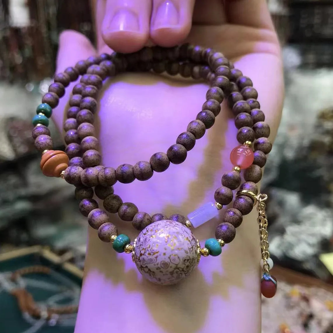 Brown Butter Agarwood Bracelet-ToShay.org